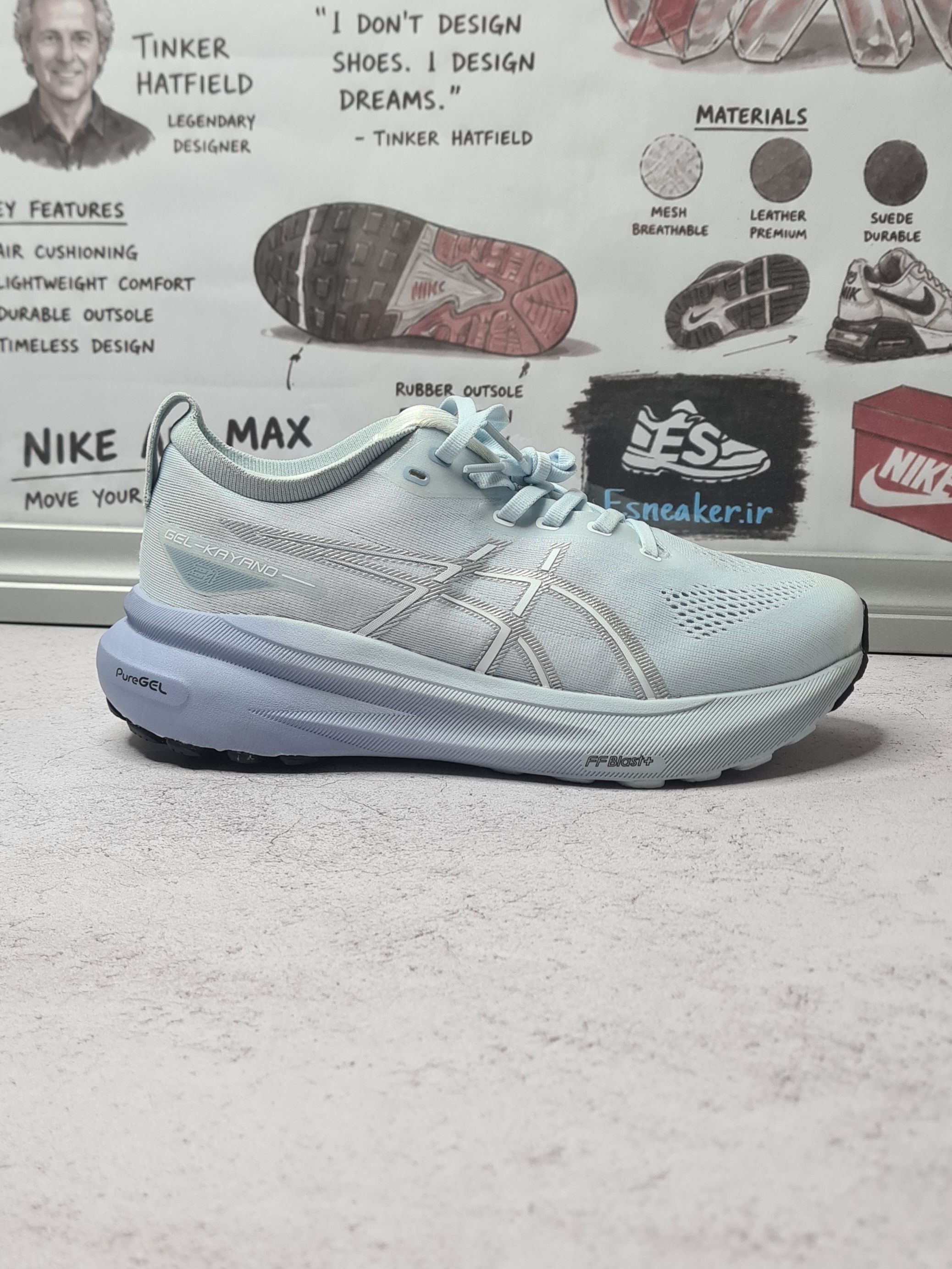 کفش کتانی مردانه اسیکس مدل kayano31(ویتنام)