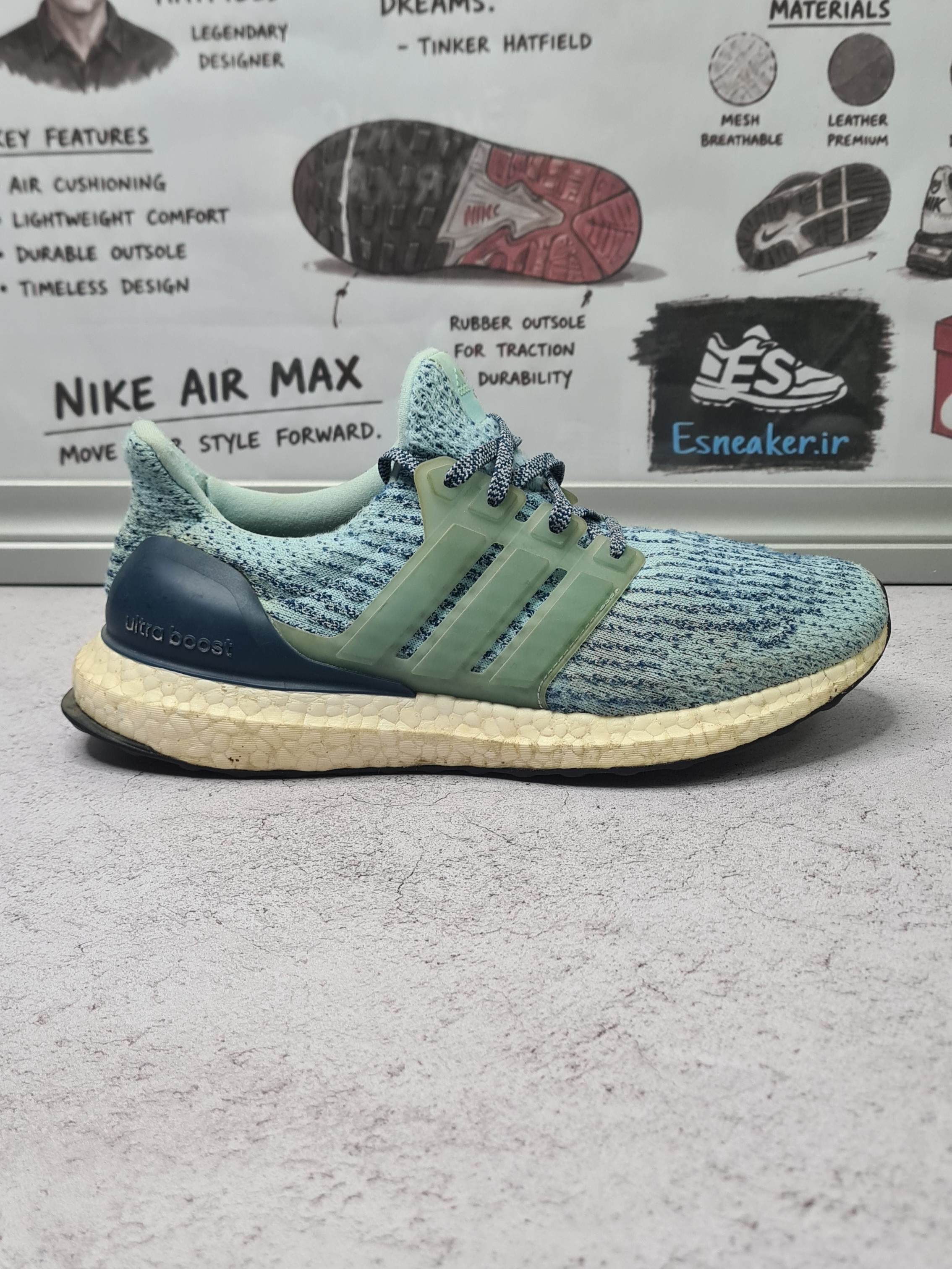کفش کتانی آدیداس مدل ultra boost (اورجینال کارکرده)