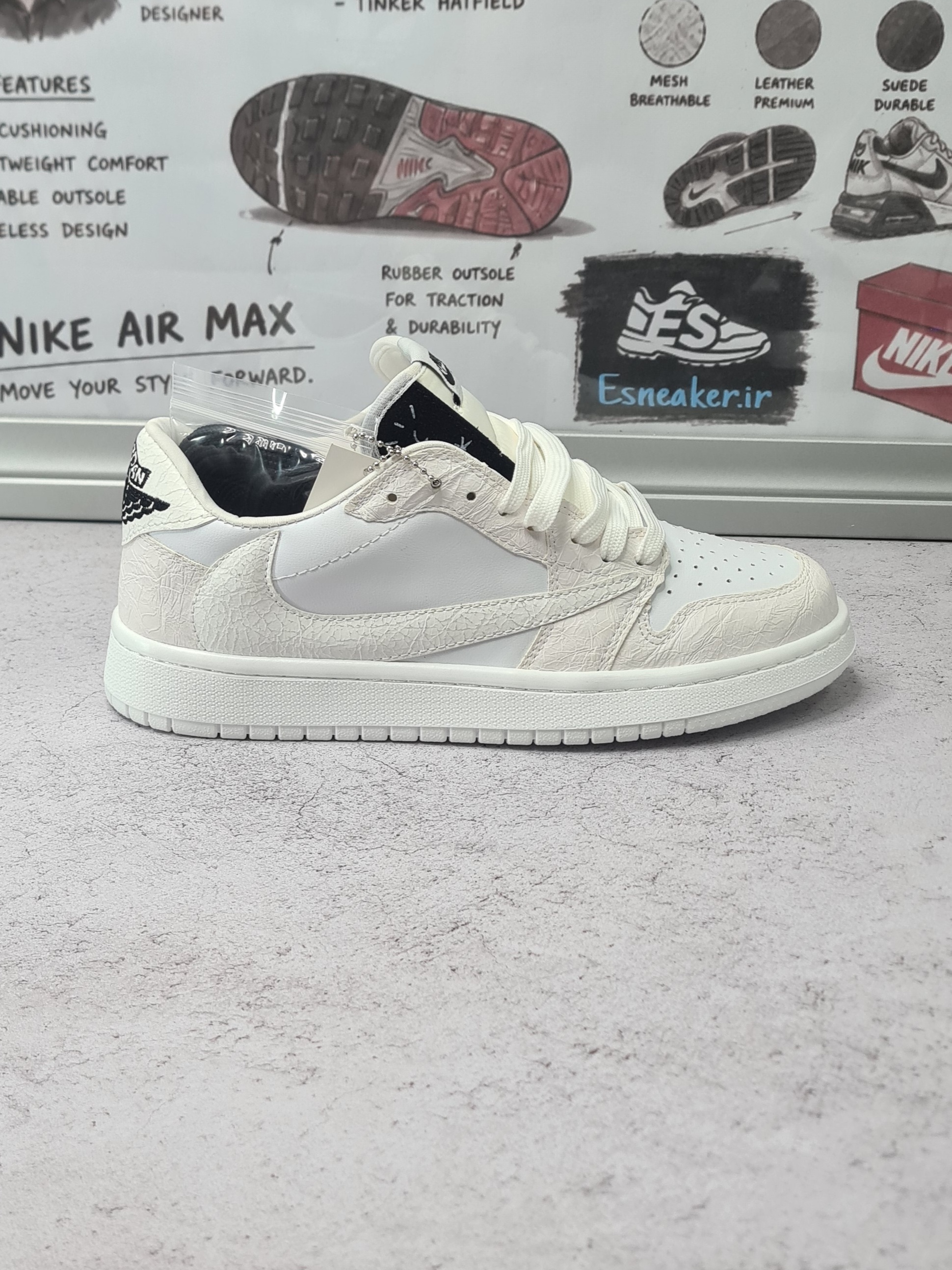 کفش کتانی مردانه نایک مدل travis scott