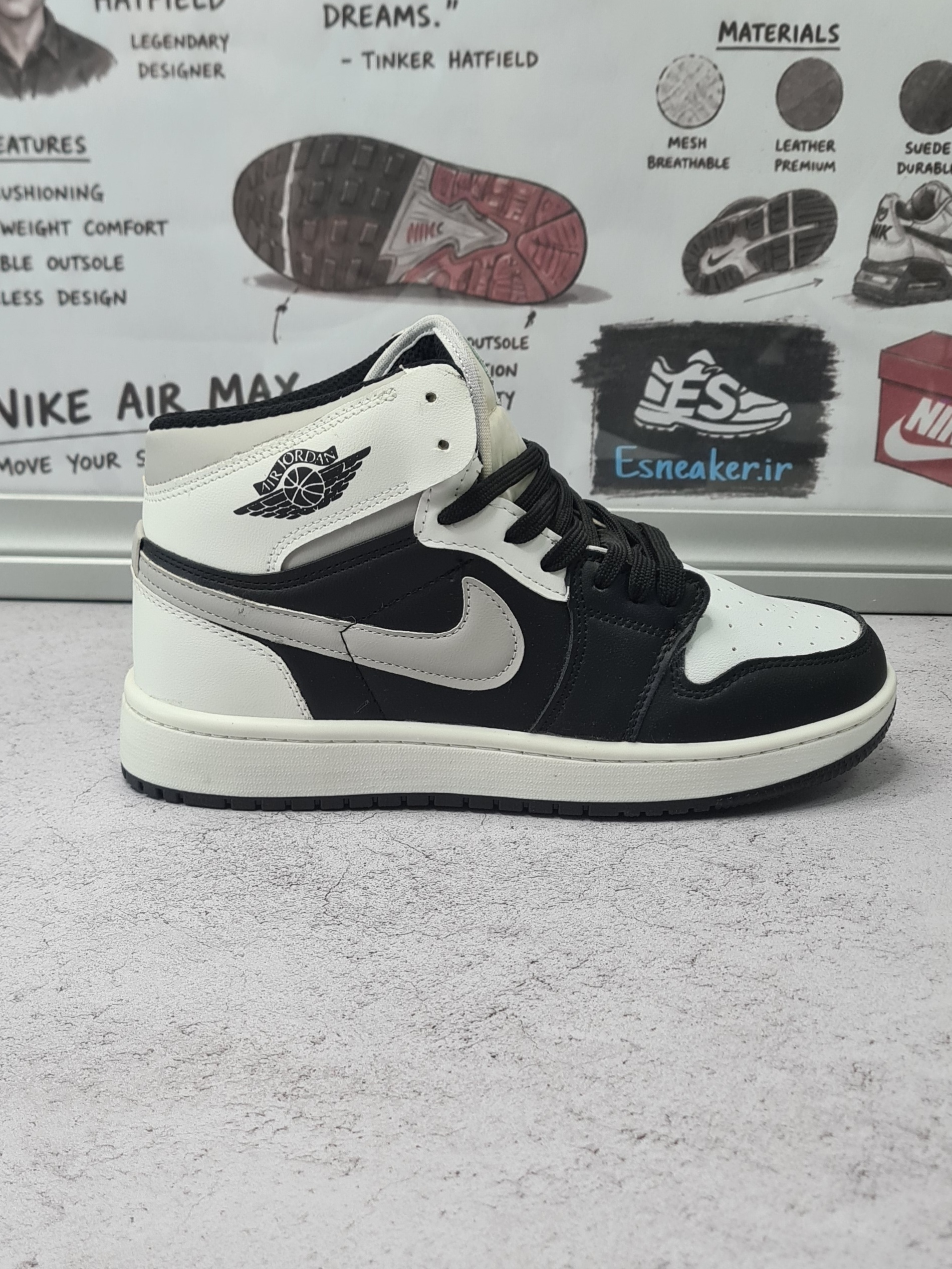 کفش کتانی مردانه نایک مدل air jordan1 high