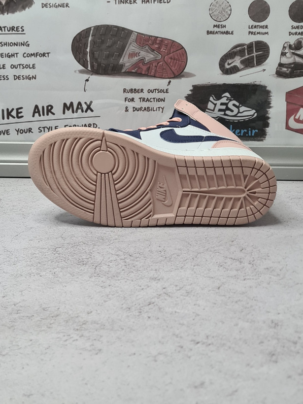 کفش کتانی زنانه نایک مدل air jordan1 high