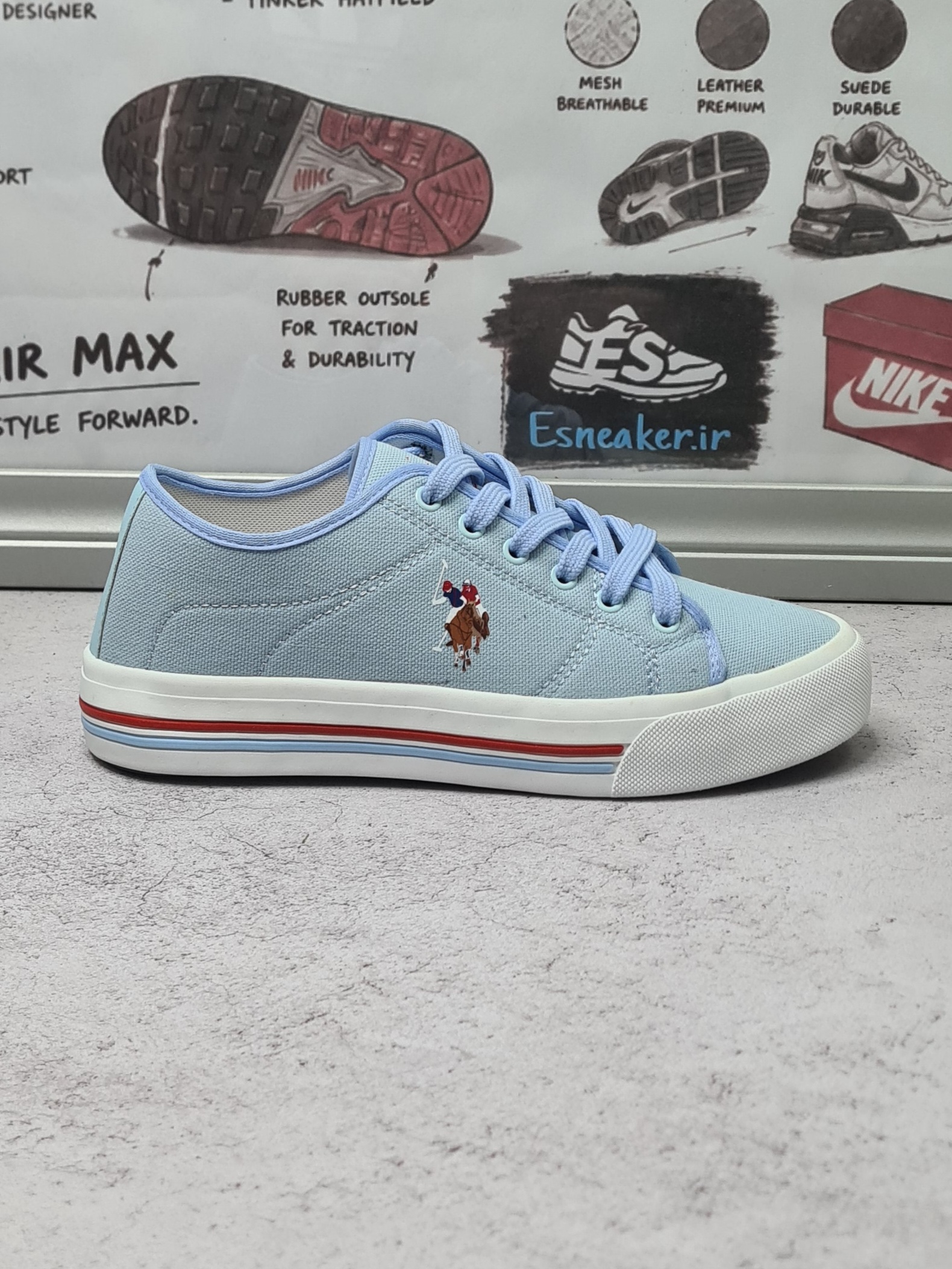 کفش کتانی زنانه مدل polo