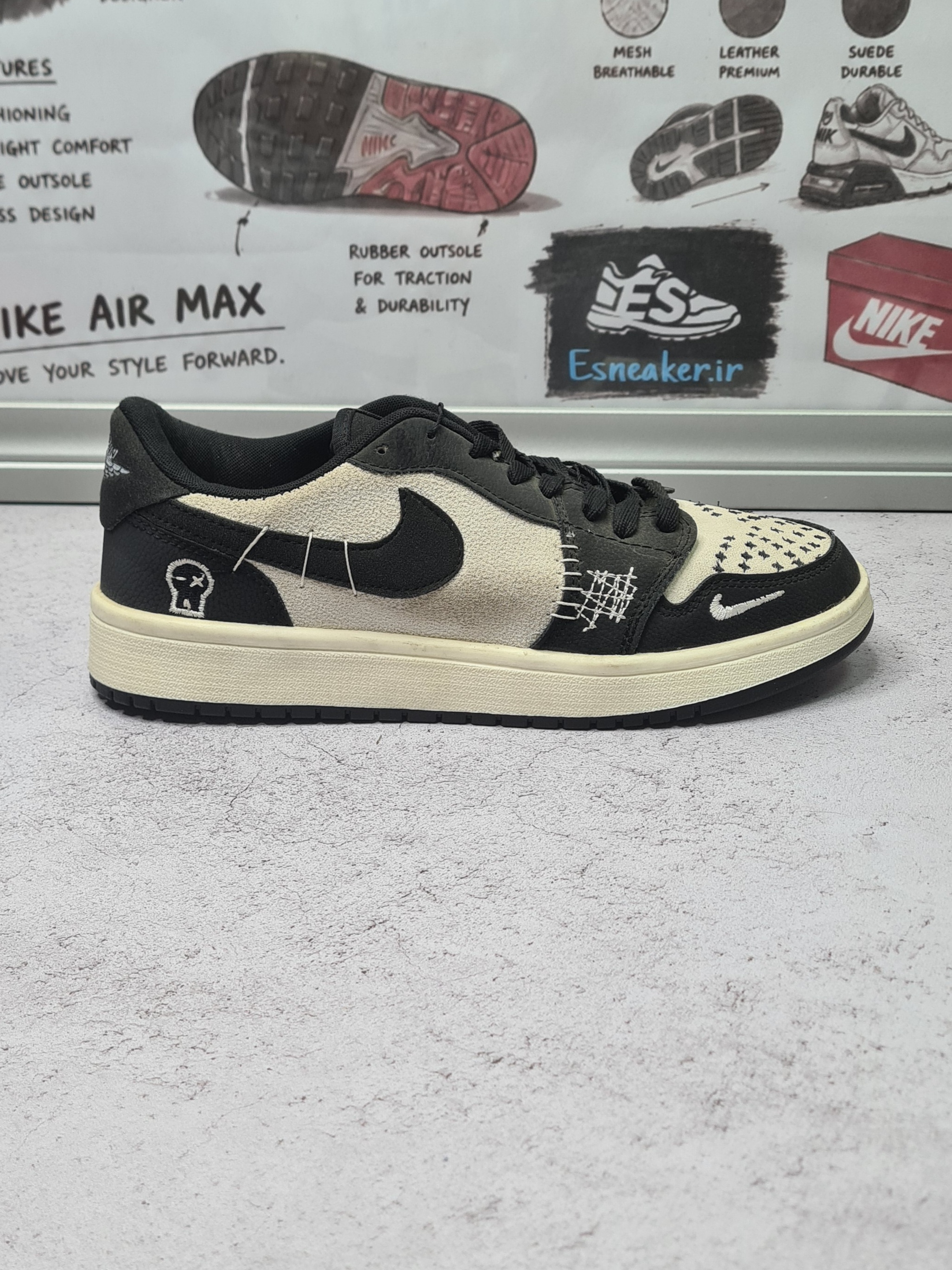 کفش کتانی مردانه نایک مدل travis scott