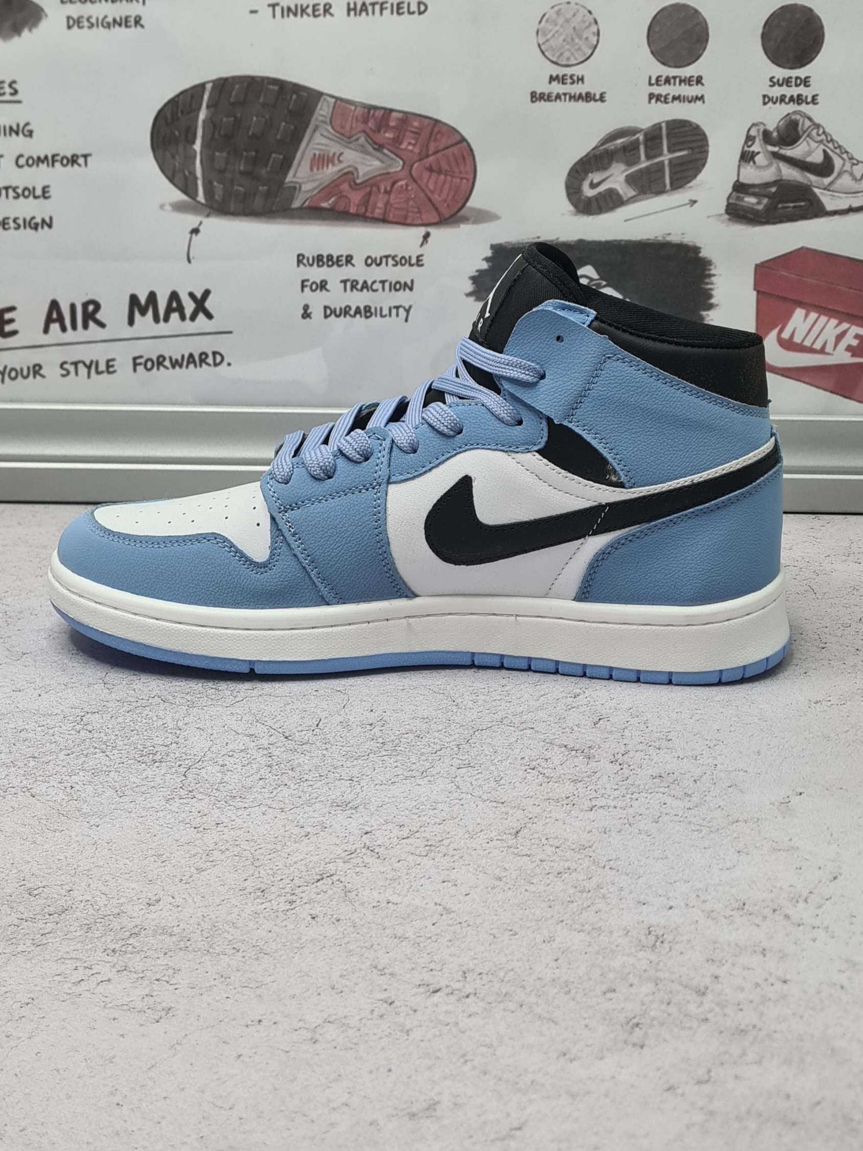 کفش کتانی مردانه نایک مدل air jordan1 high