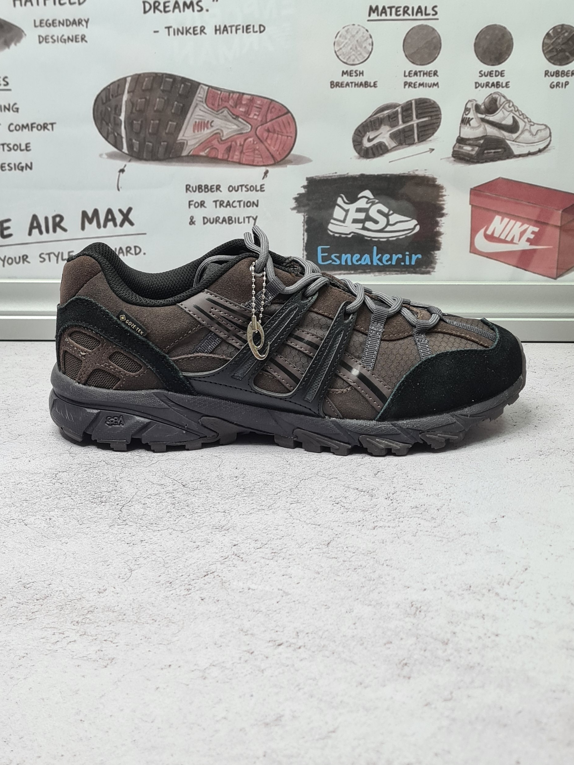 کفش کتانی مردانه asics مدل gortex (ویتنام)
