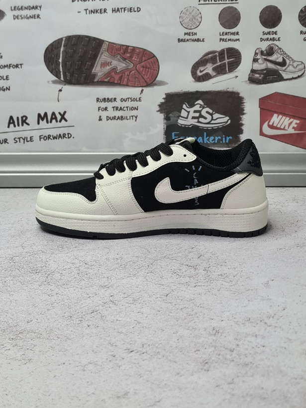 کفش کتانی زنانه نایک مدل air jordan1 dior